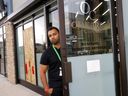 Shawn Bali, owner of Omkara Cannabis  in Calgary, which was robbed Thursday night when thieves broke into the Royal Oak store. 