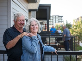 Bob and Steph McIntyre love the concept behind the Streams of Lake Mahogany — a villa resort with a community backyard.