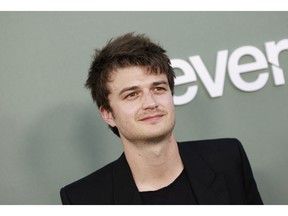 US actor Joe Keery attends the premiere of Apple TV+'s "Severance" at the DGA (Directors Guild of America) theatre in Los Angeles, April 8, 2022. (Photo by Michael Tran / AFP)