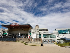 The day lodge at WinSport’s Canada Olympic Park (COP) will be undergoing a major renovation thanks to $17.4 million in funding from the federal government. The day lodge was photographed on Monday, August 29, 2022.