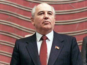 Soviet President Mikhail Gorbachev on March 15, 1990.