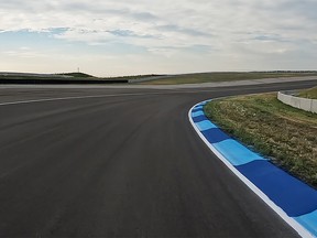 Supplied photo shows the track area of Rocky Mountain Motorsports' circuit located in Mountain View County, across HWY 2 from Carstairs, Alberta, north of Calgary.