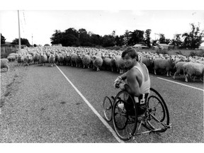 wheelchair athlete Rick Hansen