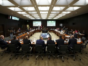 Hockey Canada officials appear at the standing committee on Canadian heritage in Ottawa on Wednesday, July 27, 2022, looking into how Hockey Canada handled allegations of sexual assault and a subsequent lawsuit. The "tone at the top" plays a large role in how companies are run, writes columnist George Brookman.