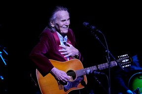 Veteran singer and songwriter Gordon Lightfoot brings his vast canon of material to the Grey Eagle Resort in October. REUTERS/Carlos Osorio