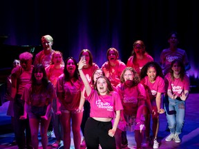 The cast of Legally Blonde, performing a few weeks ago at StoryBook's fundraiser. Photo by Tim Nguyen.