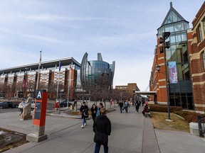Pictured is SAIT main campus on Feb. 28, 2020.