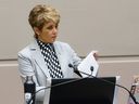 Mayor Jyoti Gondek was photographed at the City Hall Council Chamber on Wednesday, September 14, 2022.