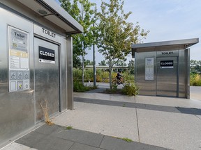 The washrooms cost $326,000 when they were installed in 2011.