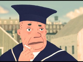 From the National Film Board of Canada animated short, The Flying Sailor, by Calgary filmmakers Amanda Forbis and Wendy Tilby.