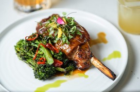 The veal cutlet saltimbocca in a white wine reduction is a hit on Luca's menu.  Azin Ghaffari/Post Media