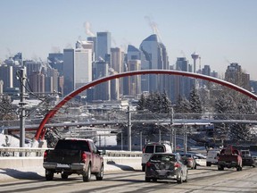Highjway traffic moves into Calgary on Wednesday, Feb. 8, 2017. A graduated driver's licence program in Alberta that has been in effect for the past 19 years is getting an overhaul.