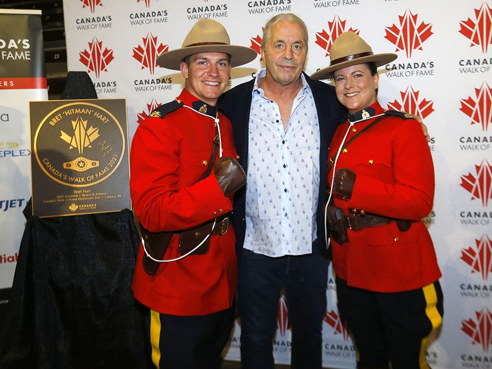 BRET HART FROM CALGARY': 'Hitman' honoured by Walk of Fame induction