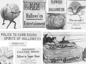 1922 and 1923 Halloween images