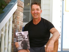 Author James Fell poses at his home in northwest Calgary.