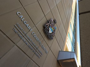 The front of the Calgary Court Center.