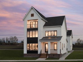 The exterior of the Crystal Creek Homes show home in Currie.