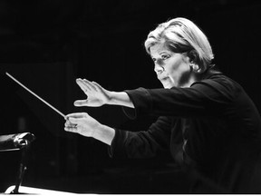 Conductor Karen Kamensek performed with the Calgary Philharmonic. Courtesy. ARSIS Artist Management