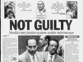 OJ Simpson front page