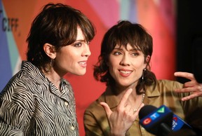 CIFF welcomed Tegan and Sara to walk the red carpet ahead of the screening of HIGH SCHOOL at Cineplex Odeon Eau Claire in Calgary on Thursday, September 29, 2022. Darren Makowichuk/Postmedia