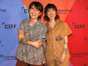 Tegan and Sara hit the red carpet to screen their series High School