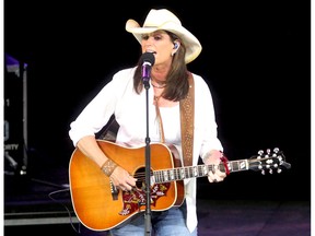 Country star Terri Clark performed at the Bell Grandstand Show in 2021.