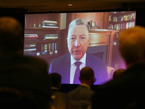 Kurt Volker, the former United States ambassador to NATO, speaks from Washington on Friday.