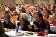 File photo of Alberta Union of Provincial Employees members gathered at the 41st Annual Convention at the Shaw Conference Centre in Edmonton, Alta. on Oct. 20, 2017. Members plan to gather Oct. 27, 2022, for the first in-person meeting since the onset of the COVID-19 pandemic.