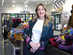 The pandemic has been a challenge — and an opportunity — for Meghan Huchkowsky, co-owner of Doodle Dogs Boutique in Calgary.