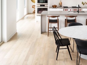 White oak engineered hardwood flooring is trending.