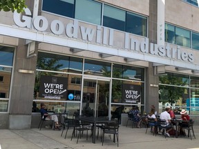 Goodwill outlet in London, Ont., has a cafe, meeting rooms, washrooms and, of course, donated items to sell.