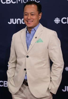 Vincent Ho on the Juno Awards red carpet in London, Ontario. in 2019. It was nominated for Classical Composition of the Year. Postmedia files
