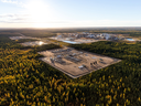 MEG Energy Christina Lake oil sands facility in Alberta.  Canada's oil majors are betting on carbon sequestration to help them meet CO2 reduction goals.