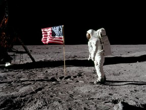 American astronaut Buzz Aldrin, lunar module pilot for Apollo 11, poses for a photograph beside the deployed United States flag during an extravehicular activity on the moon, July 20, 1969. We need more journalists to ferret out the truth in these challenging times, says letter writer.

Neil Armstrong/NASA/Handout via REUTERS/File Photo