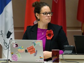 Councilor Kourtney Penner in the Council Chambers at City Hall on Tuesday, November 8, 2022.