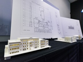 Pictured are some of the 3D models of residential schools made by the Digital Preservation of Indian Residential Schools project at the University of Calgary on Thursday, November 24, 2022.