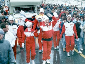 Calgary Olympic torch run begins