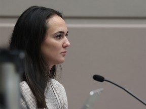 Calgary Ward 3 councilor Jasmine Mian was photographed during a council session as city council began budget debates on Monday, November 21, 2022.