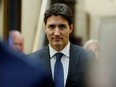 Canada's Prime Minister Justin Trudeau walks to the House of Commons foyer before Question Period on Parliament Hill in Ottawa, Ontario, Canada September 22, 2022. REUTERS/Blair Gable