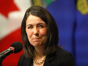 Premier Danielle Smith announced steps in the Alberta Health Services reform plan on Thursday, November 17, 2022 at the McDougall Center in Calgary.