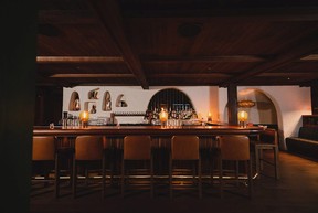 The classy bar area at Bluebird. Courtesy, Banff Hospitality Collective