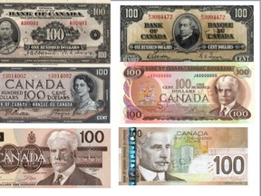 Canada's $100 bills