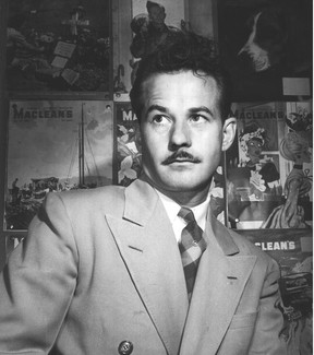 WO Mitchell in 1949. Herald archives.