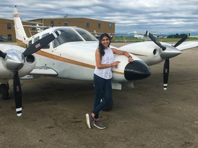 Godly Mabel became a licensed flight instructor at the age of 19 after her parents moved from India to Canada so she could pursue her dream.