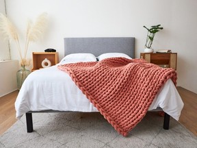 Everyone would appreciate a cozy Hush Knit blanket this winter.   Robbins
