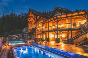 The luxury Flying Moose Chalet in Revelstoke has added a heli-lounge to its bespoke services.  Courtesy, Lindsay Donovan