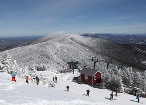 From the top of Sugarbush Resort, you can see three states: Vermont, New York, and New Hampshire.