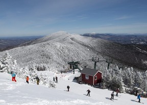 From the top of Sugarbush Resort, you can see into three states: Vermont, New York and New Hampshire.