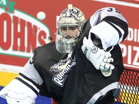 Goaltender Christian Del Bianco has signed to two-year deal to remain with the Calgary Roughnecks.