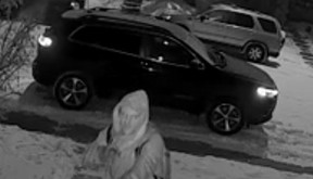 Police have released this CCTV footage of the suspects in two separate shootings in the northeastern communities of Castleridge and Falconridge.